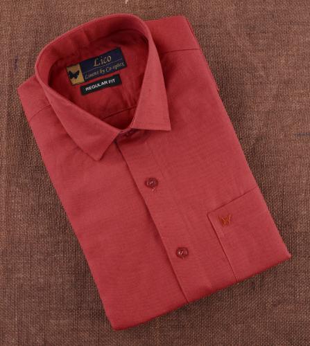 PL COTTON XLINEN DYED READYMADE SHIRT 38 FS